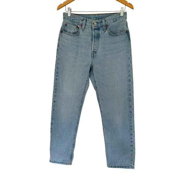 Levi's 501 Original Cropped Women's Jeans size 27 x 26 Ojai Luxor Ra - Picture 5 of 10